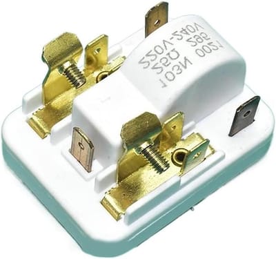 Compressor PTC Starter - Startrelais Koelkast - Koelkast Reparatie - Slimme Overbelastingsbeveiliging - 220-240V - Zwart