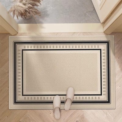 Moderne Eenvoudige Diatomeeënaarde Vloermat Badkamer Absorberend Sneldrogend Voetmat Huishoudelijke Veranda Slijtvast Antislip Vloermat 40 * 60Cm