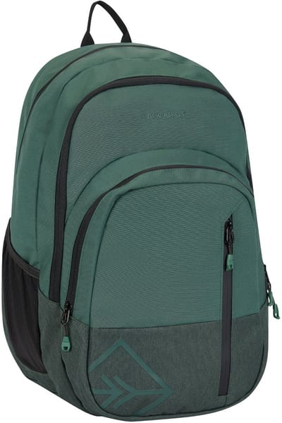 New Rebels Otis - Milcreek Rugtas 25L - Duotone - duurzaam waterafstotend polyester - 15.6 laptop - Donkergroen