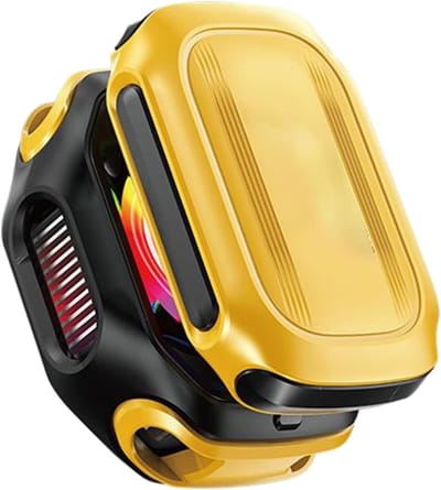 Telefoon Koeler - Smartphone Ventilator - Mobiel Koelen - Digitaal Display - 54 x 69.5 mm - Geel