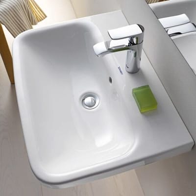 Duravit Durastyle wastafel 60x44cm 1 kraangat met overloop wit