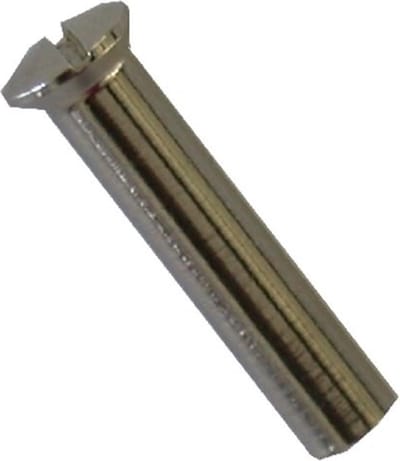 Hulsmoer M4x22,5mm Messing Vernikkeld