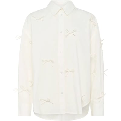 Overhemd met lang mouwen SLJoa Loose fit white