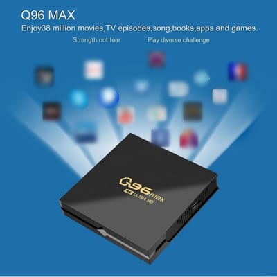 Smart TV Box - Mediaspeler Android - 4K Streaming - Quad-core processor - 15 x 8 x 3 cm - Zwart