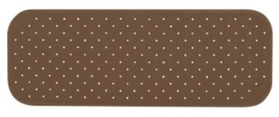 Antislip Douchemat Met Zuignappen - Antibacterieel, Wasbaar, 36 x 97 cm, Bruin