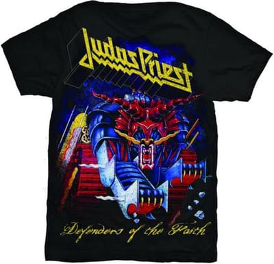 Judas Priest - Defender Of The Faith Heren T-shirt - S - Zwart