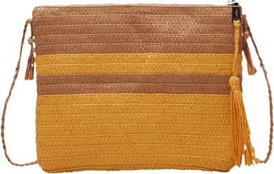 s.Oliver Schoudertas Crossbody Bag Beige Stripes Bruine Veelkleurig