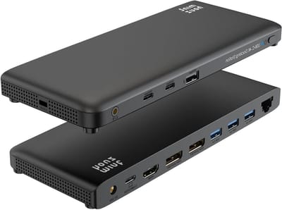 Docking Station - Hub Adapter - Computer Uitbreiden - 12 Poorten - 20.83 x 8.38 x 1.78 cm - Grijs