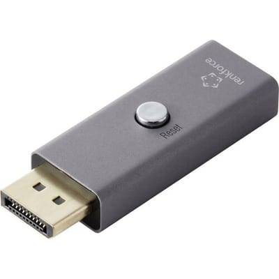 Renkforce RF-6903988 DisplayPort EDID-emulator [1x DisplayPort stekker - 1x DisplayPort bus] Aluminium-grijs 8K UHD