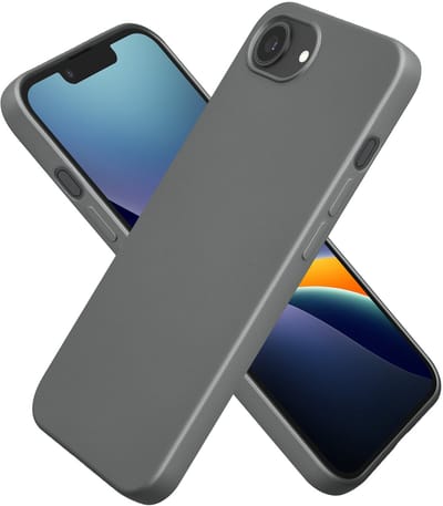 kwmobile telefoonhoesje geschikt voor Apple iPhone 17e / iPhone 16e - Hoesje voor smartphone - Back cover in metallic grijs