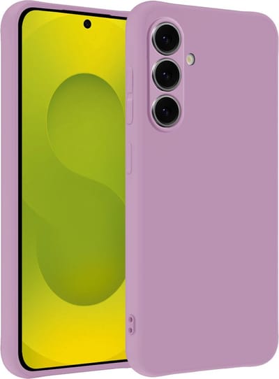 Hoesje - Geschikt voor Samsung Galaxy S25 - Sterk & Shockproof - Hoes Cover - Siliconen Case - Telefoonhoesjes - Lila