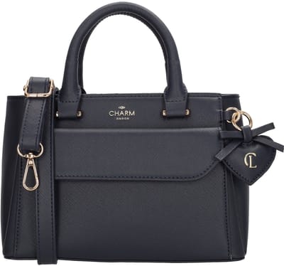 Charm London Cambridge Handtas - Schoudertas - Schouderband - Ritsvakken - - Blauw
