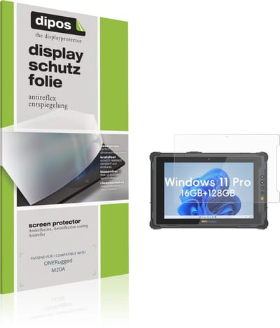dipos – 2x Matte Beschermfolie geschikt voor ONERugged M20A | Krasbestendige & antireflecterende Screenprotector Ultra-Thin