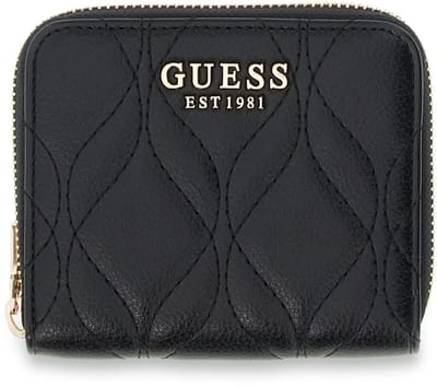 Guess Maxine Portemonnee Dames - Ritsportemonnee - Imitatieleer - Zwart
