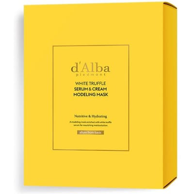 [d'Alba] White Truffle Serum & Cream Modeling Pack [Voedend/Hydraterend] 66g*4EA