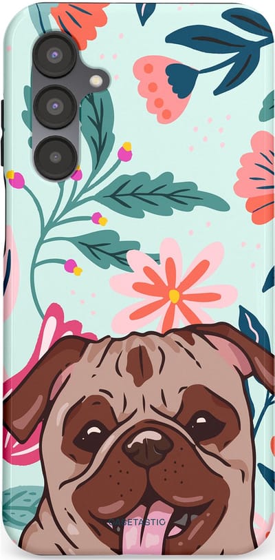 Casetastic Hoesje Geschikt voor Samsung A16 - Stijlvolle Beschermende Duo-layer Case - Mopslik