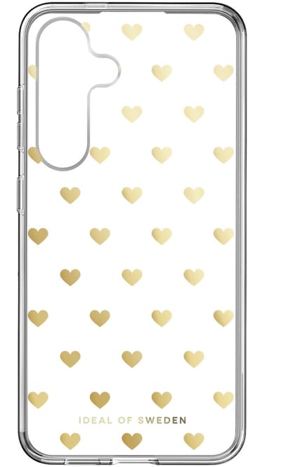 iDeal of Sweden Mirror Case geschikt voor Samsung Galaxy S24 - Golden Hearts