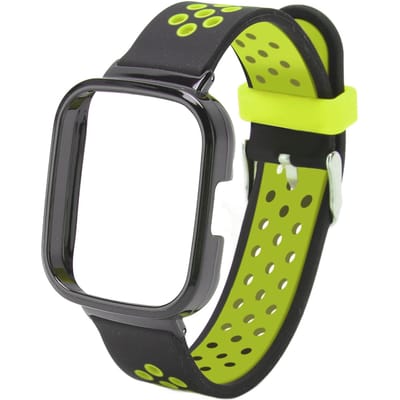 2-in-1 Horlogeband Vervanging voor Redmi Watch 3 Snel los te maken Zacht Siliconen Zweetbestendig Smartwatch black
