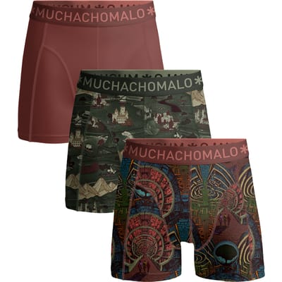 Muchachomalo Jongens Boxershorts – 3 Pack – 95% Katoen – Kinderkleding - Stevig Ondergoed – Jongens Onderbroeken