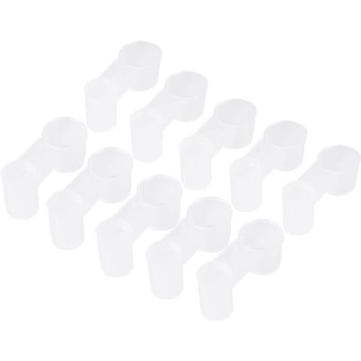 10 STKS Praktische Plastic Water Drinker Beker Voeder Drinkbak voor Vogels Duiven Papegaaien white
