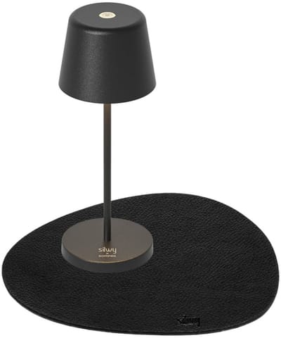 Silwy x Sompex | Tafellamp MONACO | Zwart | oplaadbare tafellamp | Magnetisch | Ideaal voor camping of boot