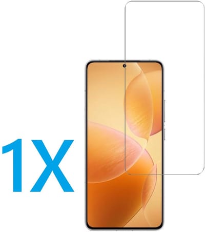 Glasplaatje Geschikt voor: Xiaomi Mi 13 - 1x Screenprotector - screen protector - glas - bescherm - beschermglas