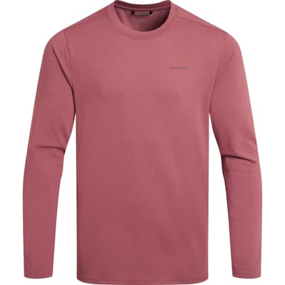 Craghoppers Heren Abel Nosilife T-shirt met lange mouwen (Atlas Rood)