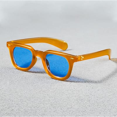 Gepolariseerde UV-bescherming Lichtgewicht Comfortabel Duurzaam Hoge Kwaliteit Retro Tijdloos Stijlvol Trendy Zonnebril blue
