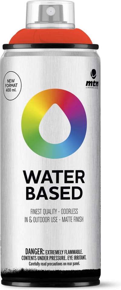 MTN Water Based Spuitbus - verf op waterbasis - RV-209 Calcutta Orange - 400ml
