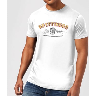 Harry Potter Gryffindor Team Quidditch T-shirt - Wit - 3XL