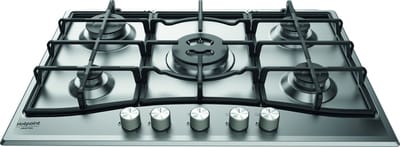 Hotpoint PCN 751 T/IX/HA kookplaat Roestvrijstaal Ingebouwd Gaskookplaat