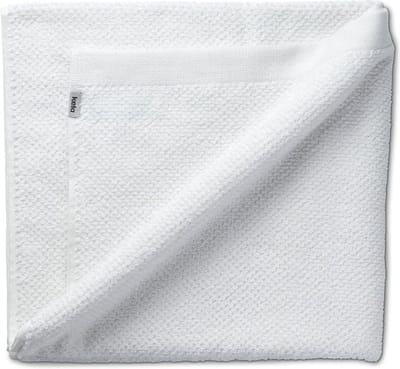 Badhanddoek, 70 x 140 cm, Wit, Organic Katoen - Kela | Lavinia