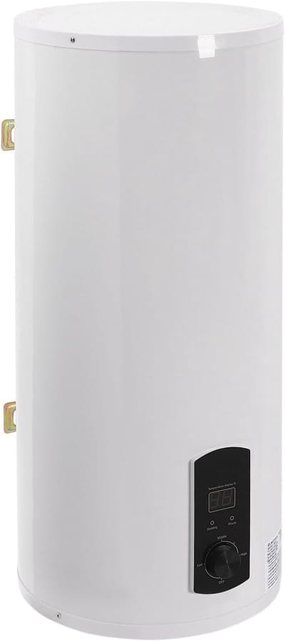 Elektrische Boiler - Doorstroomverwarmer - Snel Warm Water - Instelbare Temperatuur - 41x75cm - Wit