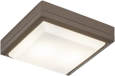 Lumidora Plafondlamp 75338 - Plafonniere - UCOME - 2 Lichts - E27 - Bruin - Kunststof - Buitenlamp - Badkamerlamp - IP54