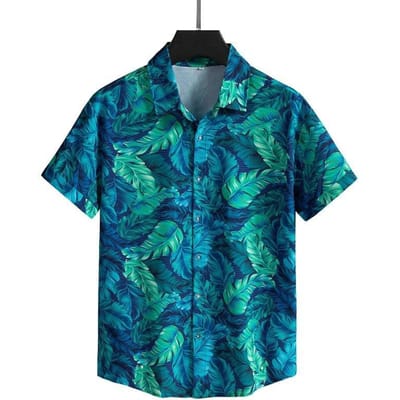 Zomer Mannen Modieuze Streetwear Shirt 3D Geprint Patroon Hawaïaans Shirt Casual Strandkleding Top 5XL black