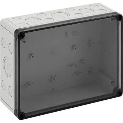 Spelsberg TK PS 2518-9-tm Installatiebehuizing 254 x 180 x 90 Polycarbonaat, Polystereen (EPS) Grijs-wit (RAL 7035) 1 stuk(s)