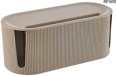 RFWR® Kabelbox voor Kabelmanagement - Multifunctionele Organiser met Deksel en Overspanningsbeveiliging