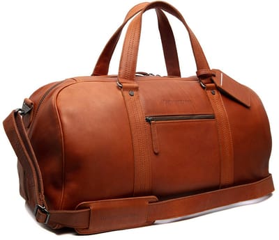 The Chesterfield Brand Rivaro Waxed Pull Up Weekendtas - Reistas - Cognac