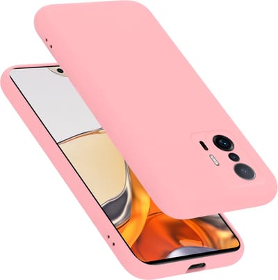 Cadorabo Hoesje geschikt voor Xiaomi 11T / 11T PRO in LIQUID ROZE - Beschermhoes gemaakt van flexibel TPU silicone Case Cover