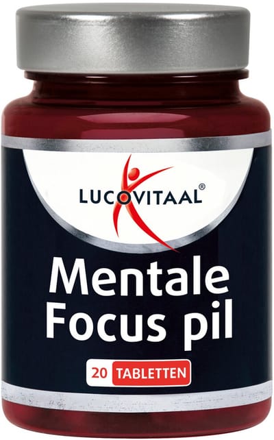 Lucovitaal Mentale Focus Pil - 2 x 20 tabletten - Voordeelverpakking