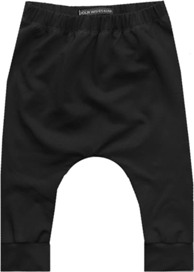 Your Wishes Baggy Solid Black - Baby Broekje - Zwart - Jongens & Meisjes - Maat: 74/80
