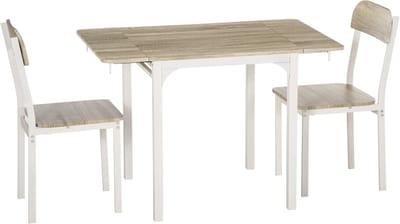 HOMCOM Eetkamerset met stalen frame 835-647