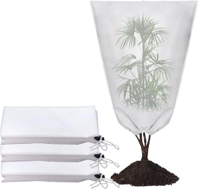 Winterbescherming voor Potplanten, Herbruikbare Vorsthoezen, 3 Stuks, 60 x 80 cm, Bescherming tegen Kou en Vorst, Ideaal voor Tuin en Balkon
