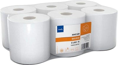Papieren handdoeken wit 6 stuks - Laminx Hla-Remak-100 Ellis EcoLine