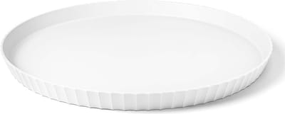 Serveerschaal - Dienblad - Kunststof - Atena - Sneeuw wit - ø 40 x H 3 cm
