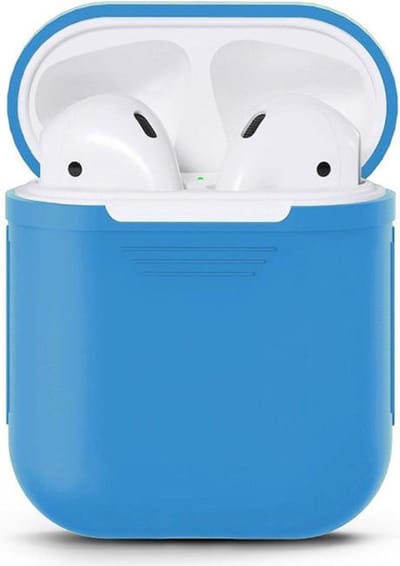 Studio Air® Airpods 2 Hoesje - Soepele Siliconen Airpods Case ook geschikt als Airpods 1 Hoesje - Blauw