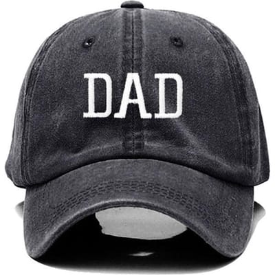 Casquette de Baseball Broderie Papa Maman Mode Chapeau Hommes Femmes Visières Sportives Casquette Snapback Chapeau de Soleil Respirant Casquettes d'Extérieur black