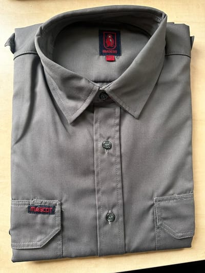 Mascot 00503-230 Overhemd korte mouwen grijs | Maat 41-42