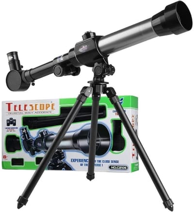 RVV® Telescoop kinderen - Sterrenkijker - Telescoop - Zwart - 31cm x 41cm x 37cm