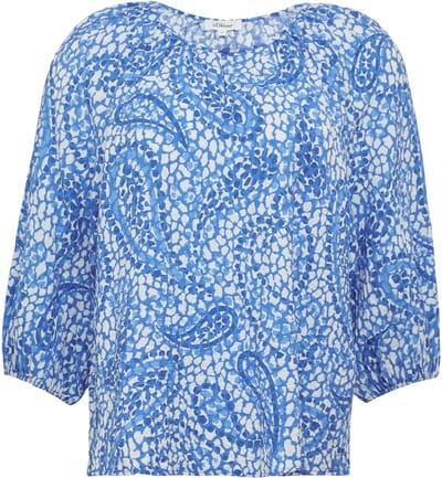 s.Oliver - female - Geraffineerde blouse in een ontspannen pasvorm met plooien en raglanmouwen